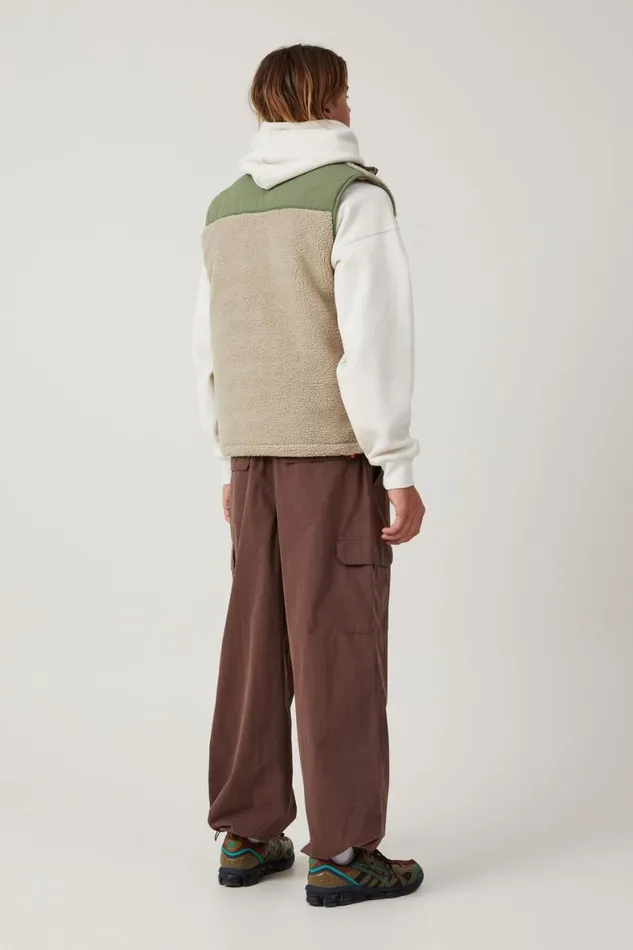 Men Pants Cotton On Parachute Field Pant Chocolate Cargo