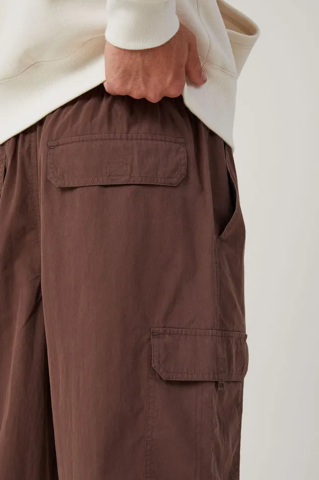 Men Pants Cotton On Parachute Field Pant Chocolate Cargo