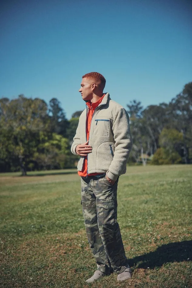Men Pants Cotton On Tactical Cargo Pant Camo Herringbone