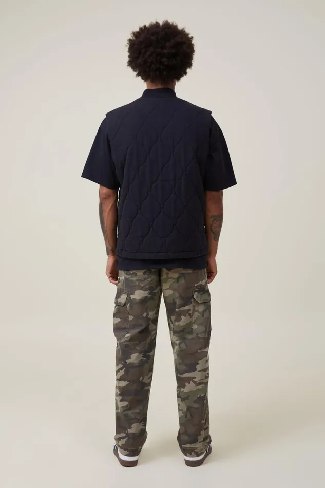 Men Pants Cotton On Tactical Cargo Pant Camo Herringbone