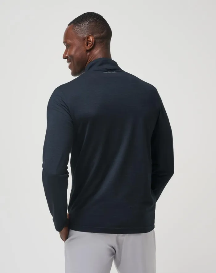 Men Quarter Zips TravisMathew THE HEATER QUARTER ZIP Black
