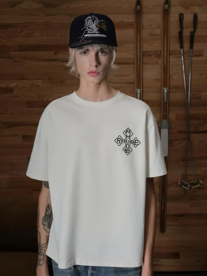 Men Rhude Hats EAGLES SOUVENIR STRUCTURE HAT Dark Blue