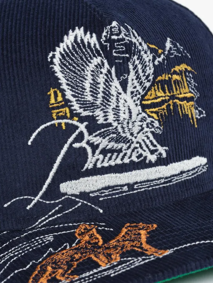Men Rhude Hats EAGLES SOUVENIR STRUCTURE HAT Dark Blue