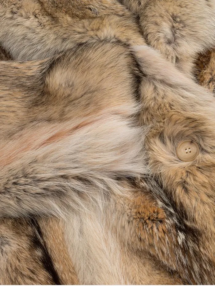 Men Rhude Outerwear VINTAGE FUR COAT Light Beige