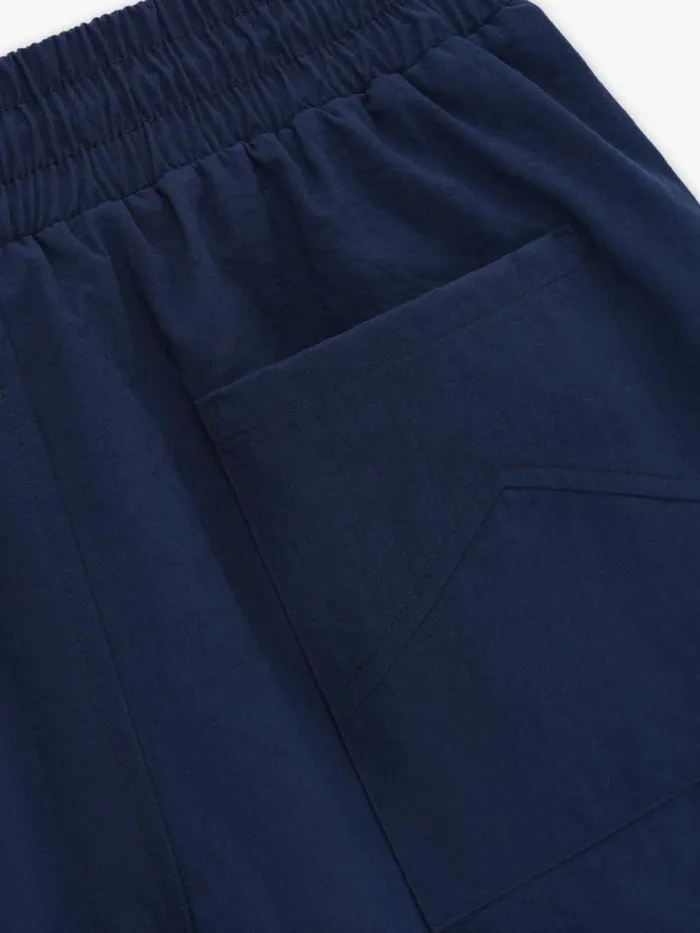 Men Rhude Shorts LOGO TRACK SHORT Navy