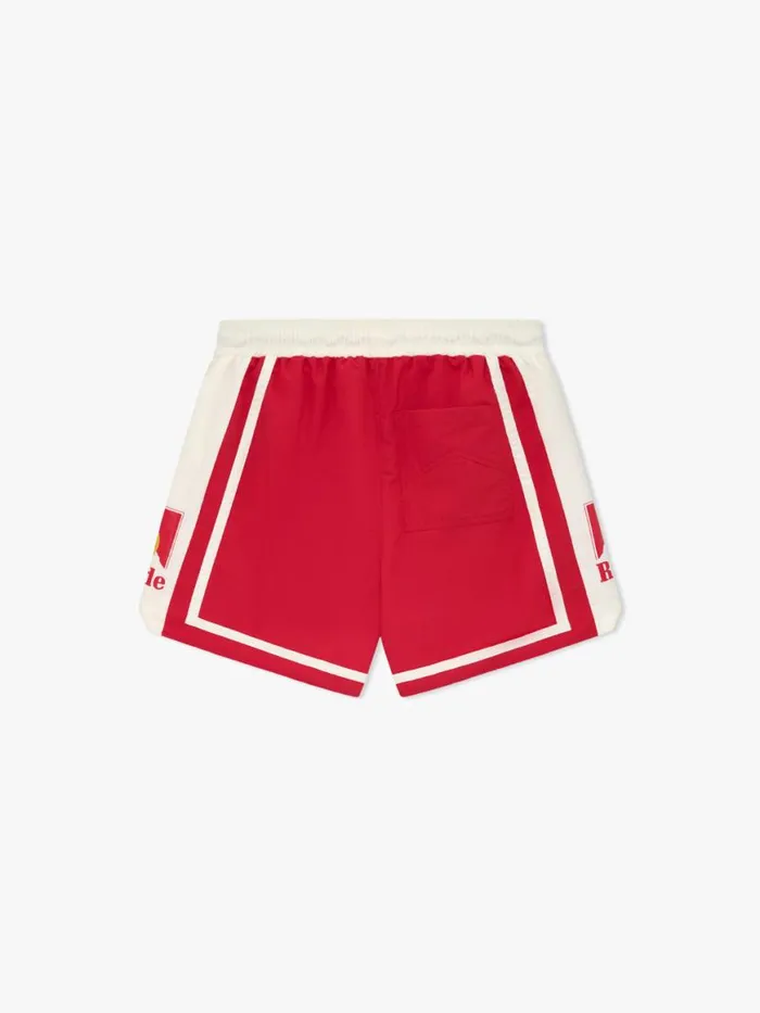 Men Rhude Shorts MOONLIGHT SHORT Red