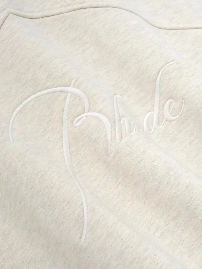 Men Rhude Sweatshirts CLASSIC CREWNECK Oatmeal