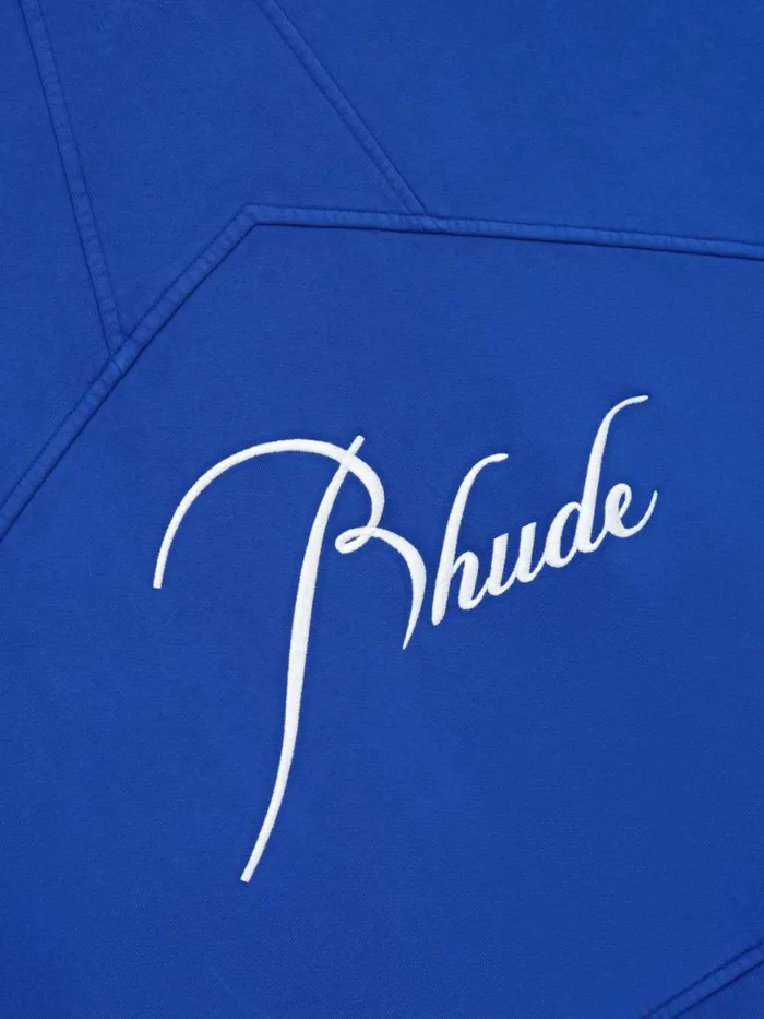 Men Rhude Sweatshirts CLASSIC CREWNECK Vtg Cobalt Blue