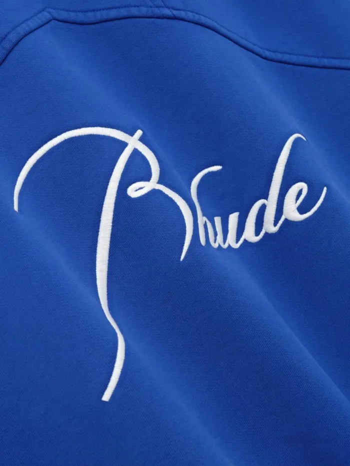 Men Rhude Sweatshirts CLASSIC CREWNECK Vtg Cobalt Blue