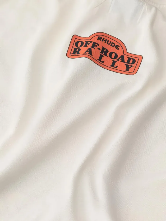 Men Rhude Tees BLACK HILLS RALLY TEE Vtg White