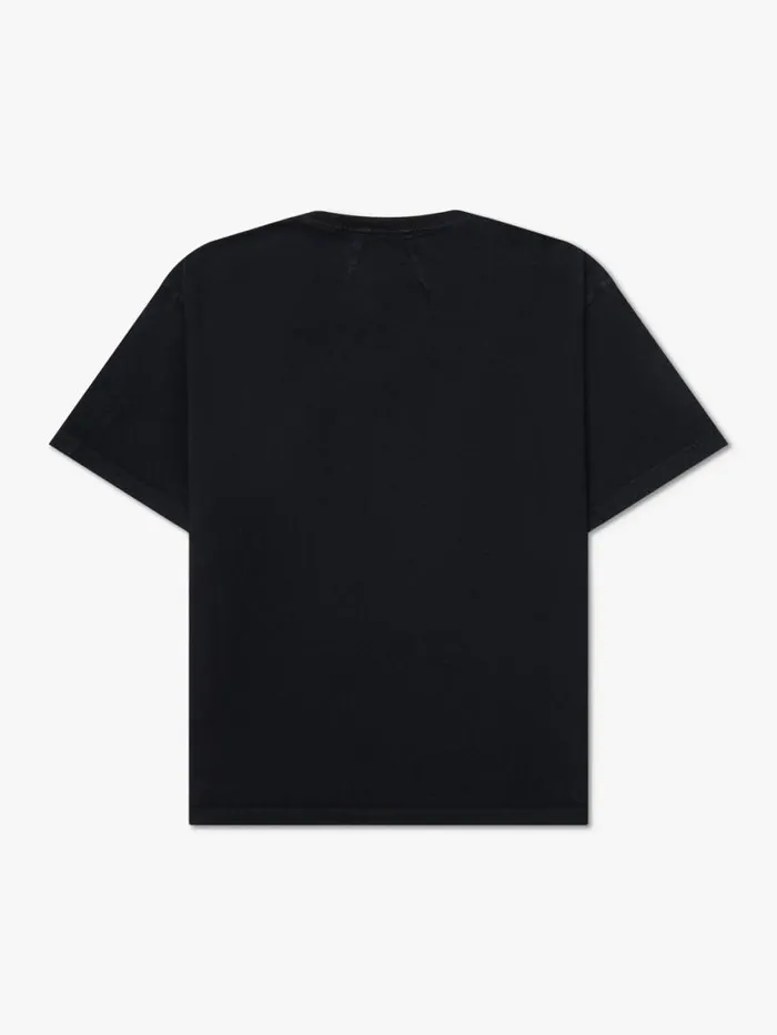 Men Rhude Tees COME SECOND TEE Vtg Black