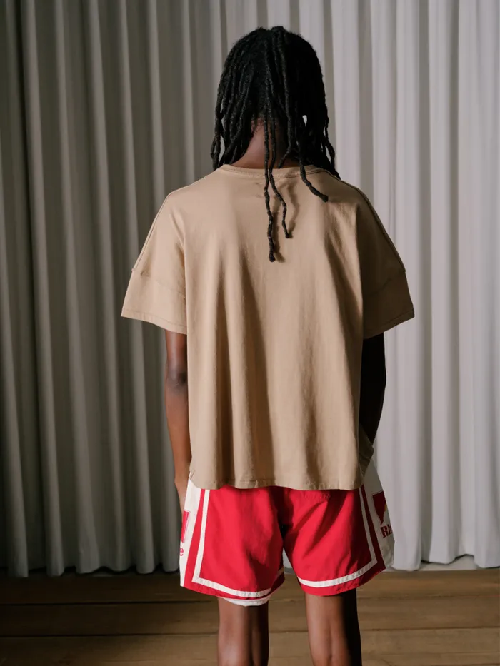 Men Rhude Tees REVERSE TEE Vtg Tan Men Rhude Tees REVERSE TEE Vtg Tan