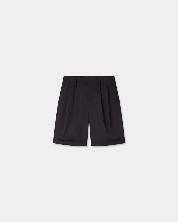 Men School Boy Shorts Black Kenzo Pants And Shorts