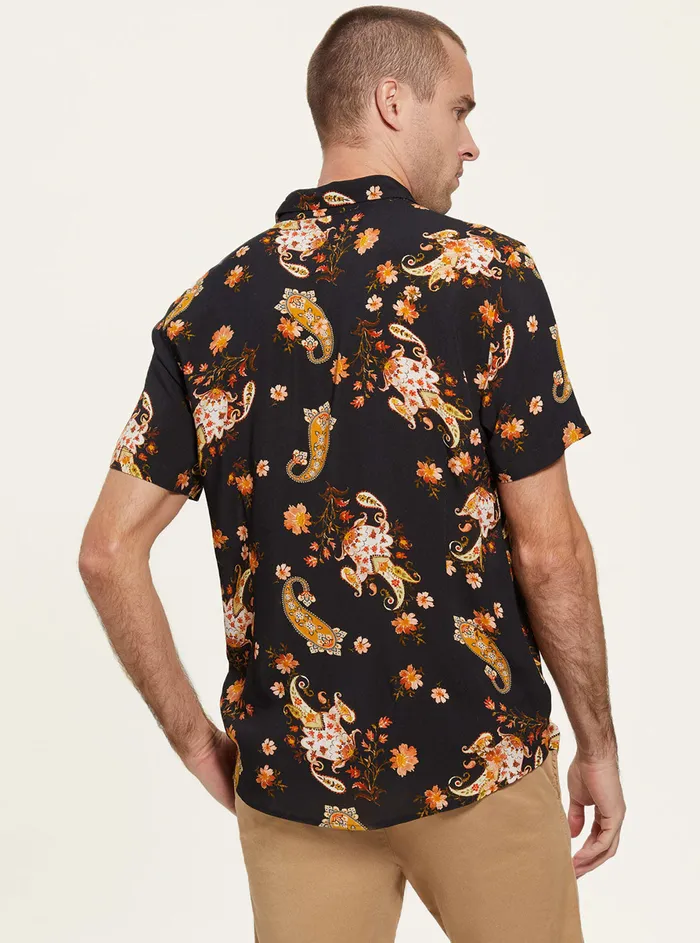 Men Shirts GUESS Eco Mystic Floral Rayon Shirt