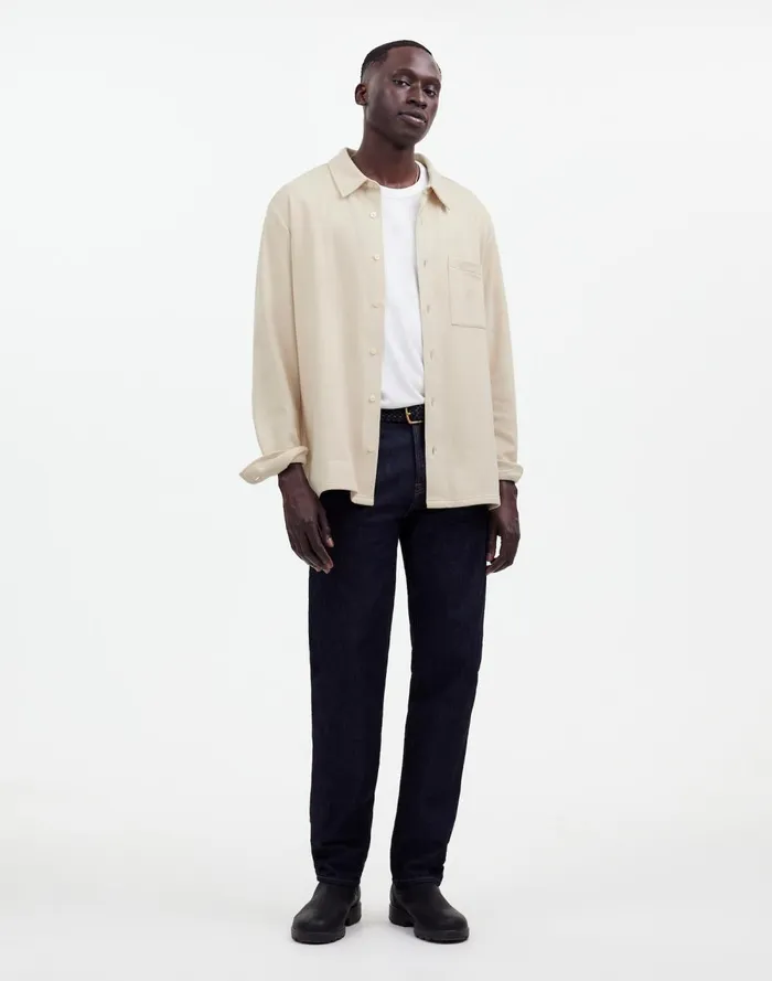 Men Shirts Madewell The Devoe Shirt Tan