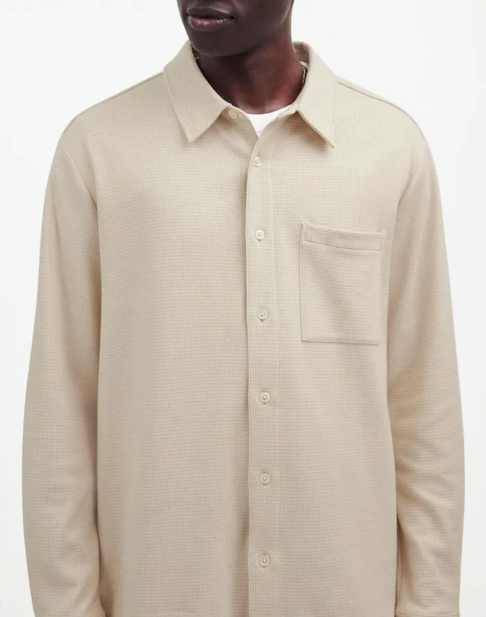 Men Shirts Madewell The Devoe Shirt Tan