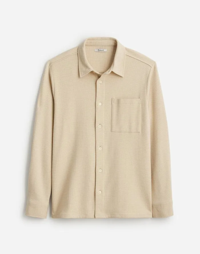 Men Shirts Madewell The Devoe Shirt Tan