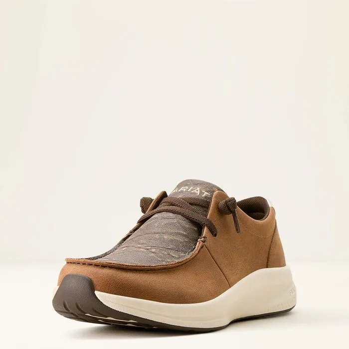 Men Shoes and Sneakers Ariat Buckeye Toasty Tanbeige Elephant Print