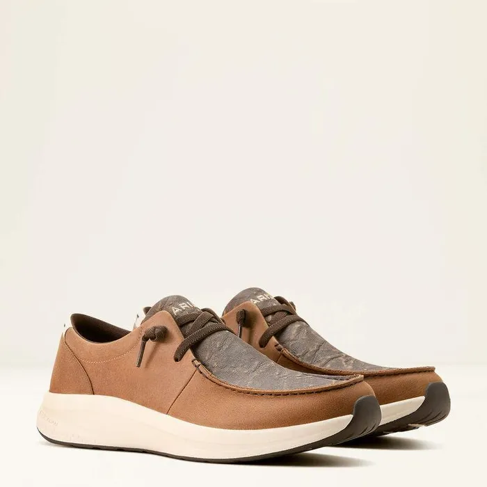 Men Shoes and Sneakers Ariat Buckeye Toasty Tanbeige Elephant Print Men Shoes and Sneakers Ariat Buckeye Toasty Tanbeige Elephant Print