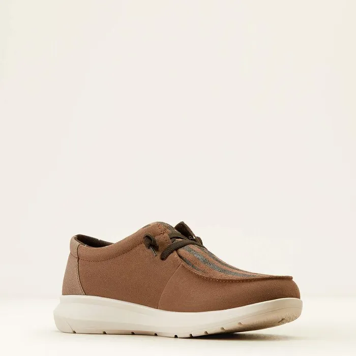 Men Shoes and Sneakers Ariat Hilo Brown Bomber Suedeamerican Flag Print