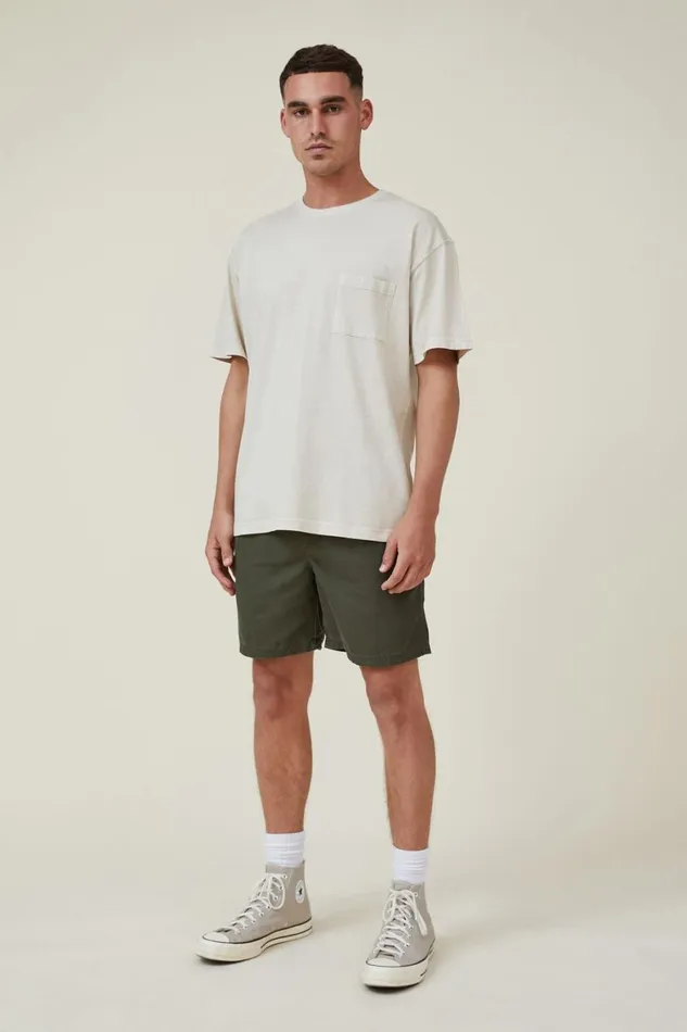 Men Shorts Cotton On Kahuna Short Vintage Khaki
