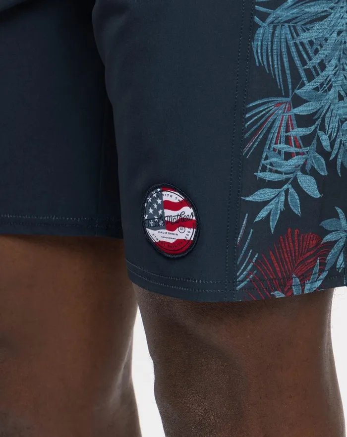 Men Shorts TravisMathew DAWNS EARLY LIGHT BOARDSHORT Blue Nights