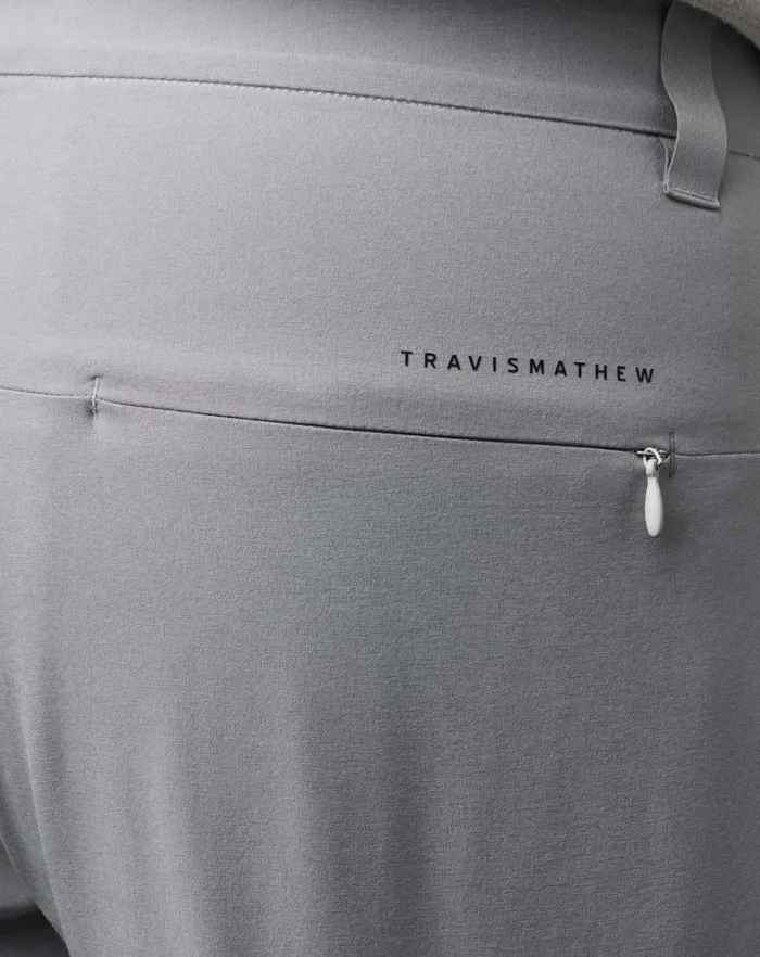 Men Shorts TravisMathew KITE SURFER SHORT 9IN Heather Light Grey Men Shorts TravisMathew KITE SURFER SHORT 9IN Heather Light Grey