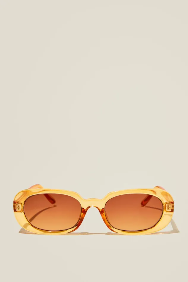 Men Sunglasses Cotton On Fluid Sunglasses Rustbrown