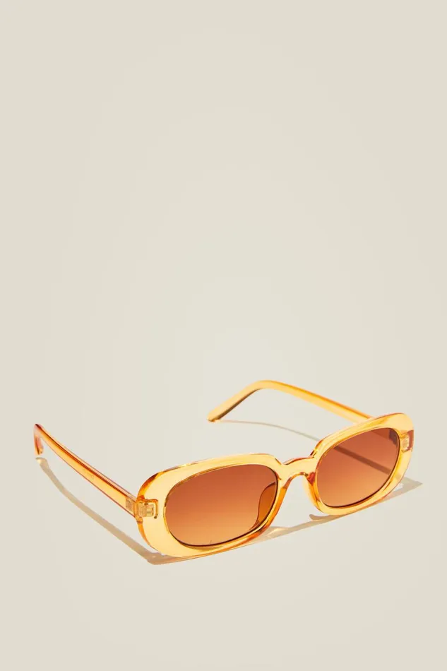 Men Sunglasses Cotton On Fluid Sunglasses Rustbrown