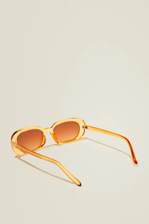 Men Sunglasses Cotton On Fluid Sunglasses Rustbrown