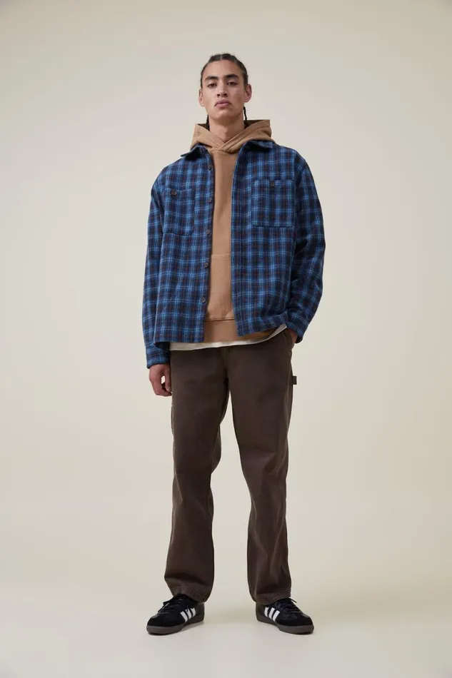 Men Sweats and Hoodies Cotton On Oversized Hoodie Burnt Almond