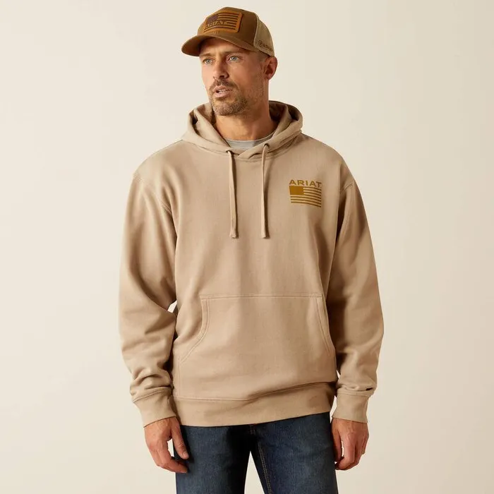 Men Sweatshirts and Hoodies Ariat Camo Hex Hoodie Beige Men Sweatshirts and Hoodies Ariat Camo Hex Hoodie Beige