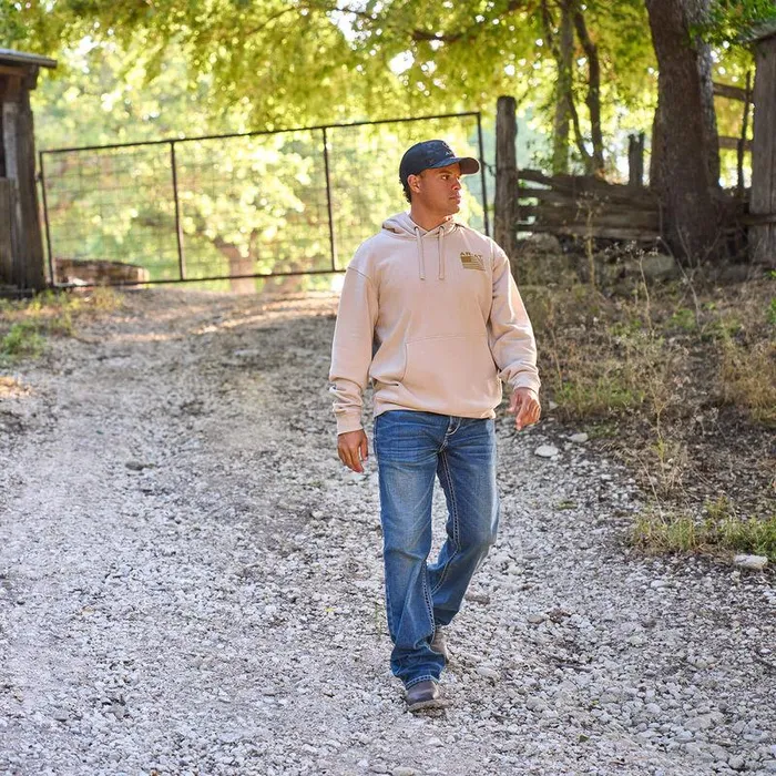 Men Sweatshirts and Hoodies Ariat Camo Hex Hoodie Beige Men Sweatshirts and Hoodies Ariat Camo Hex Hoodie Beige