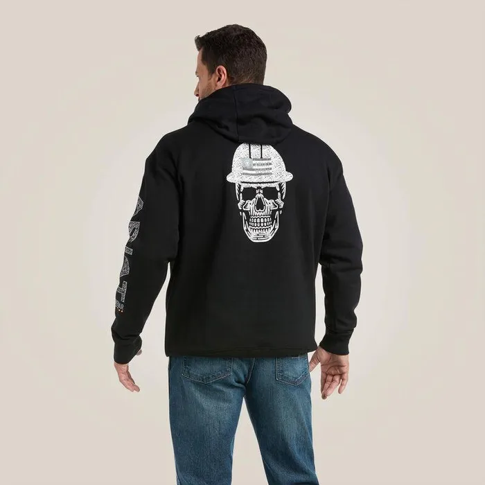 Men Sweatshirts and Hoodies Ariat Rebar Roughneck Pullover Hoodie Black