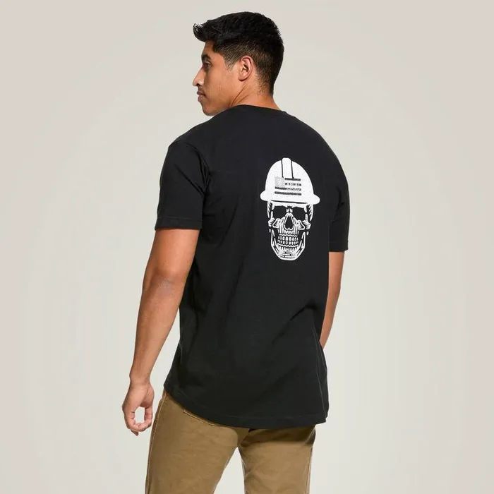 Men TShirts and Polos Ariat Rebar Cotton Strong Roughneck Graphic TShirt Black