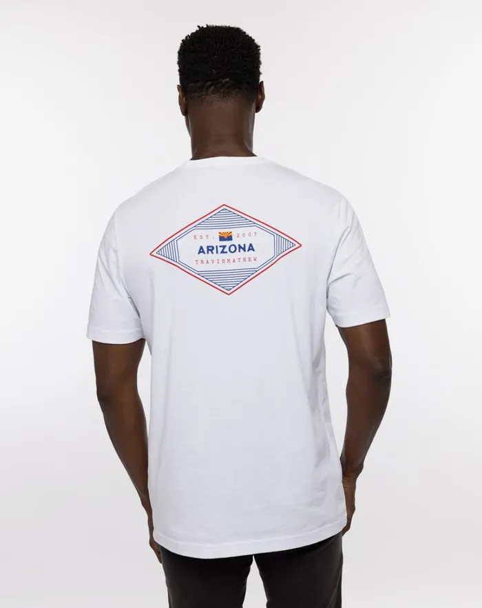 Men Tees TravisMathew BOYNTON CANYON 20 TEE White
