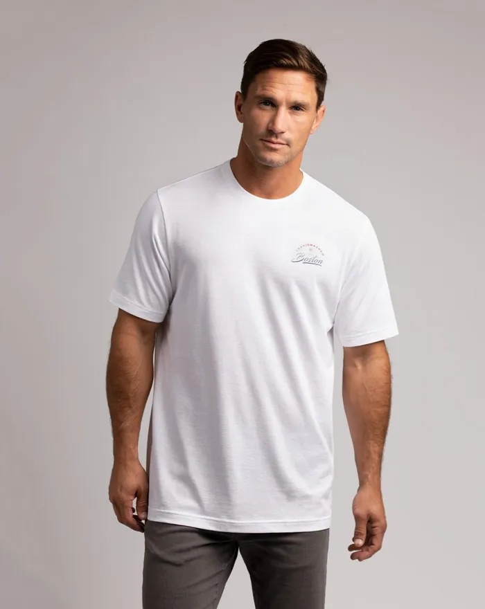 Men Tees TravisMathew HARVARD SQUARE TEE White