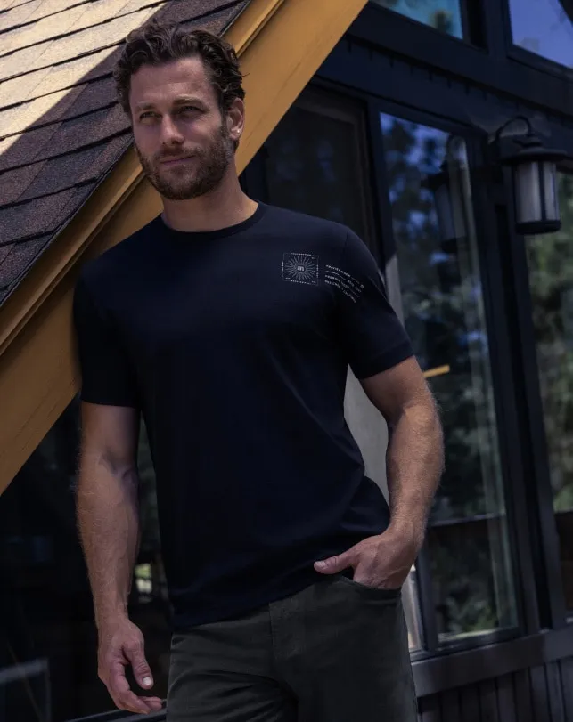 Men Tees TravisMathew LAGUNA SUN TEE Black