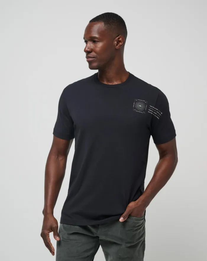 Men Tees TravisMathew LAGUNA SUN TEE Black