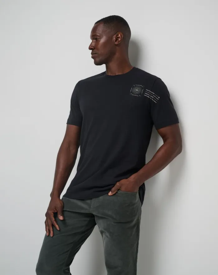 Men Tees TravisMathew LAGUNA SUN TEE Black