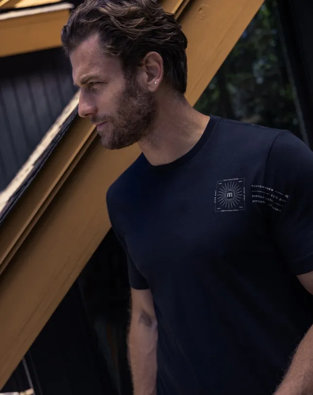 Men Tees TravisMathew LAGUNA SUN TEE Black