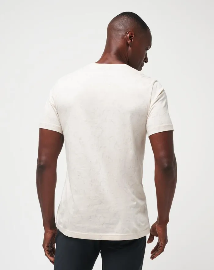 Men Tees TravisMathew WARMER TIDES TEE Moonbeam Men Tees TravisMathew WARMER TIDES TEE Moonbeam