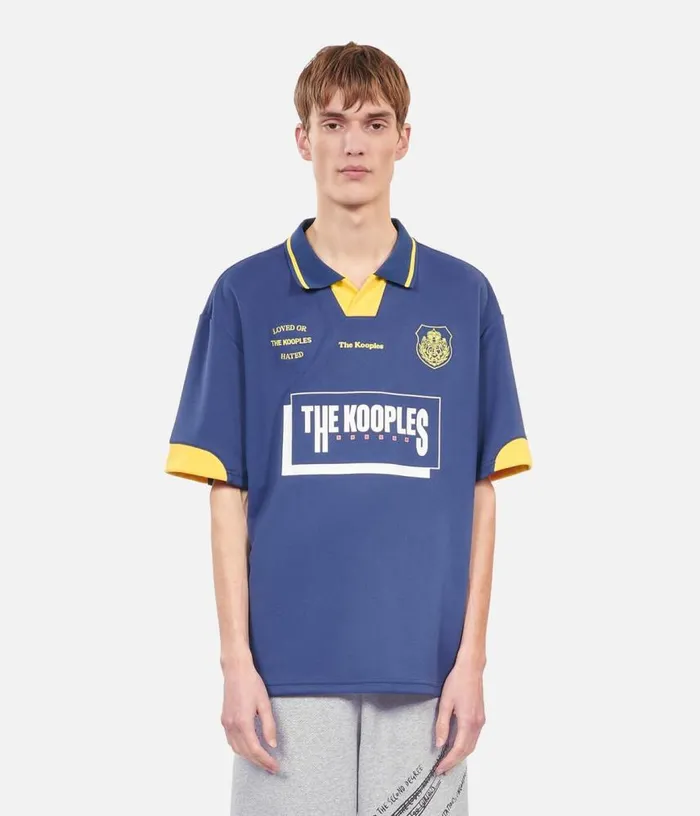 Men TK Team Blue Polo Tshirt THE KOOPLES Polos