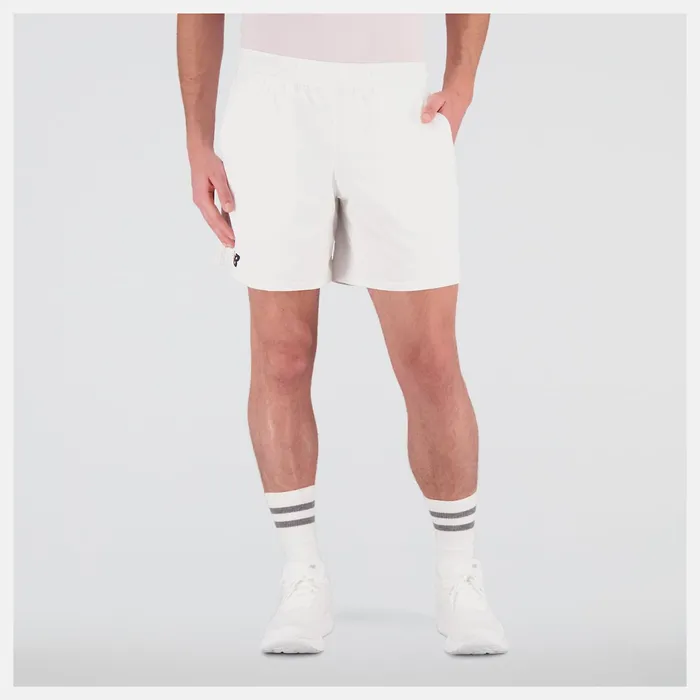 Men Tournament 7 Inch Short White New Balance Shorts