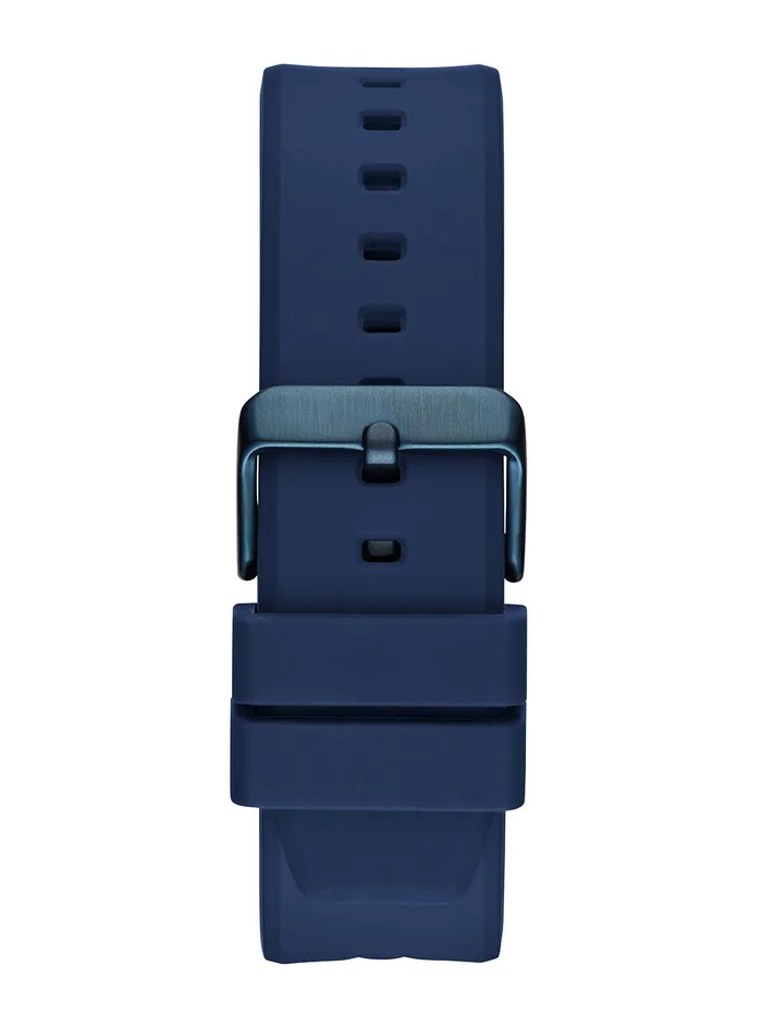 Men Watches GUESS Blue Formula Silicone Watch