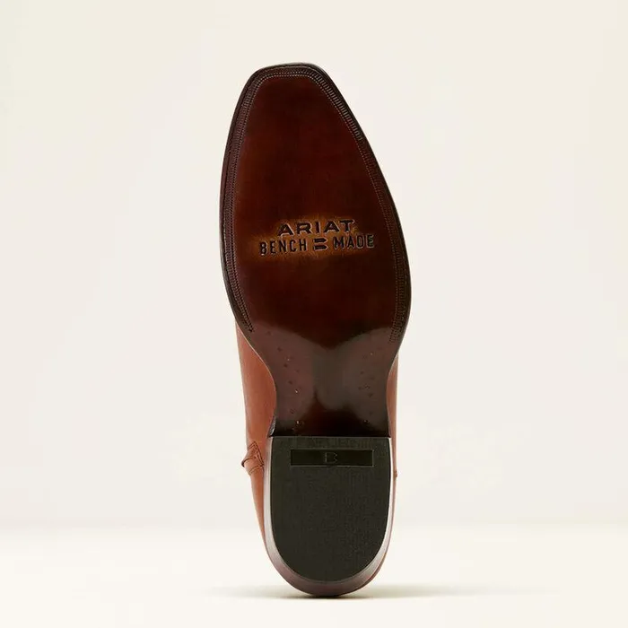 Men Western Boots Ariat Bench Made Brewer Western Boot Aged Cognac Men Western Boots Ariat Bench Made Brewer Western Boot Aged Cognac
