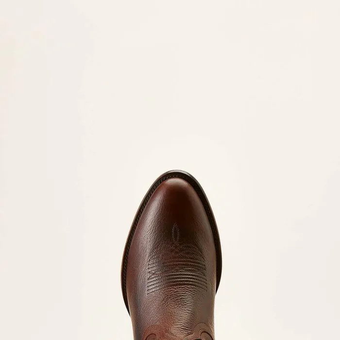Men Western Boots Ariat Bench Made James Western Boot Saddle Brown Bison