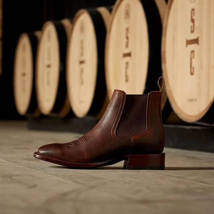 Men Western Boots Ariat Bench Made Younger Western Boot Saddle Brown Bison Men Western Boots Ariat Bench Made Younger Western Boot Saddle Brown Bison
