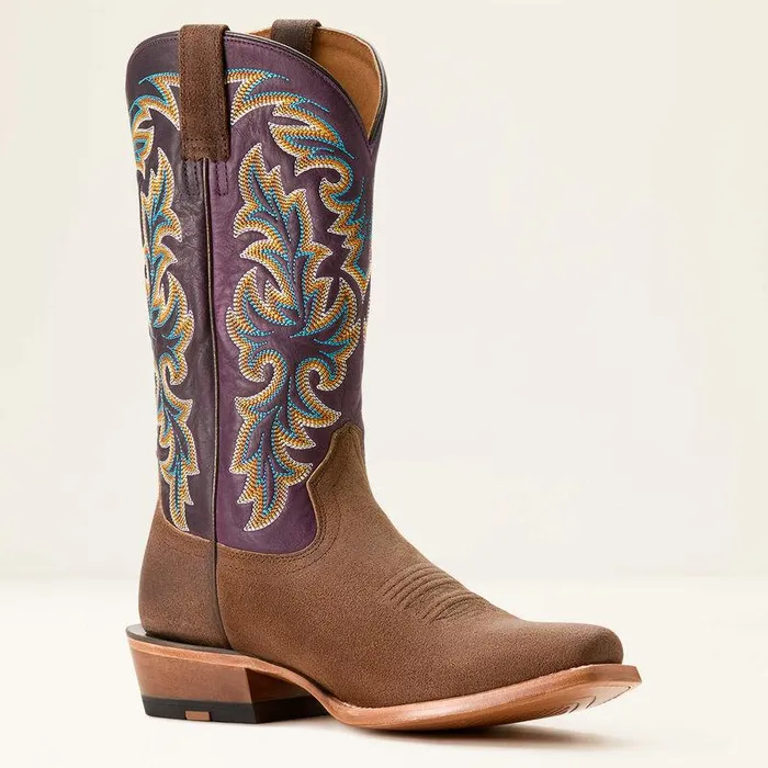 Men Western Boots Ariat Futurity Champ Cowboy Boot Dijon Roughoutroyal Purple Men Western Boots Ariat Futurity Champ Cowboy Boot Dijon Roughoutroyal Purple