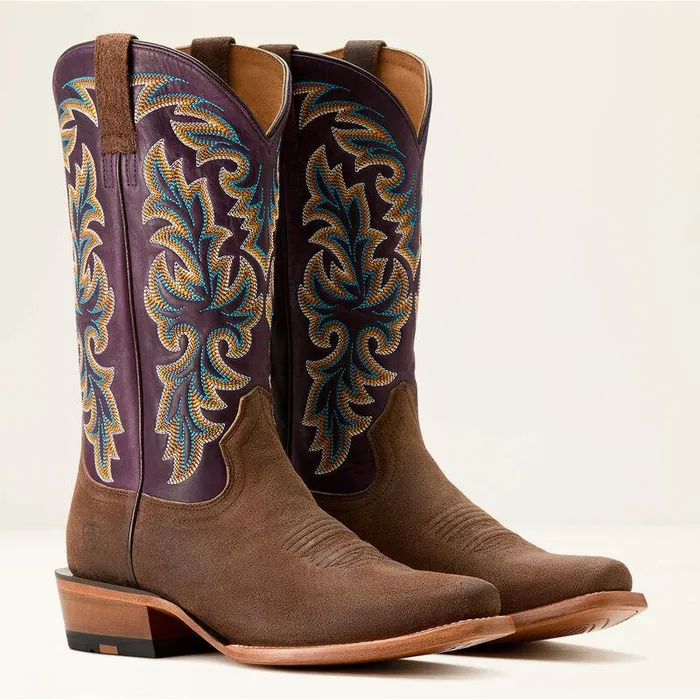 Men Western Boots Ariat Futurity Champ Cowboy Boot Dijon Roughoutroyal Purple Men Western Boots Ariat Futurity Champ Cowboy Boot Dijon Roughoutroyal Purple